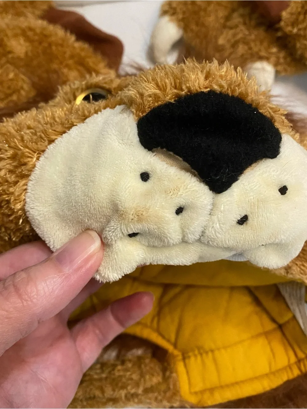 Plush Children’s Lion Dress‑Up Set – Headpiece, Paw Gloves & Paw Feet Covers